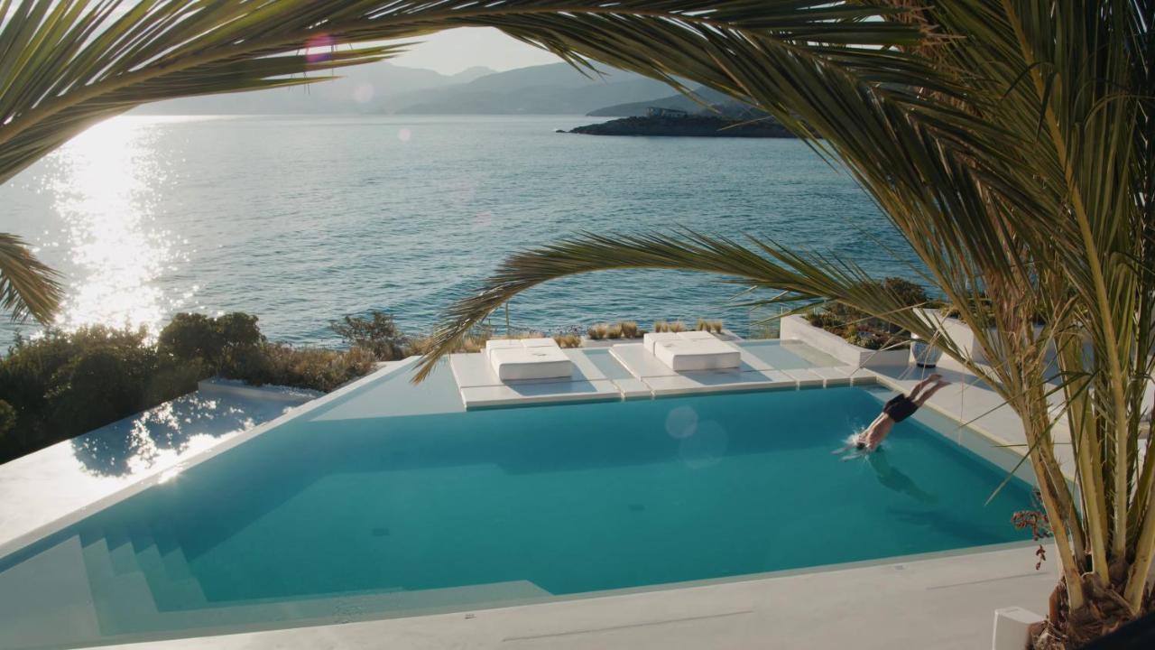 The Island Concept Luxury Boutique Hotel Heated Pool アイオス・ニコラオス エクステリア 写真