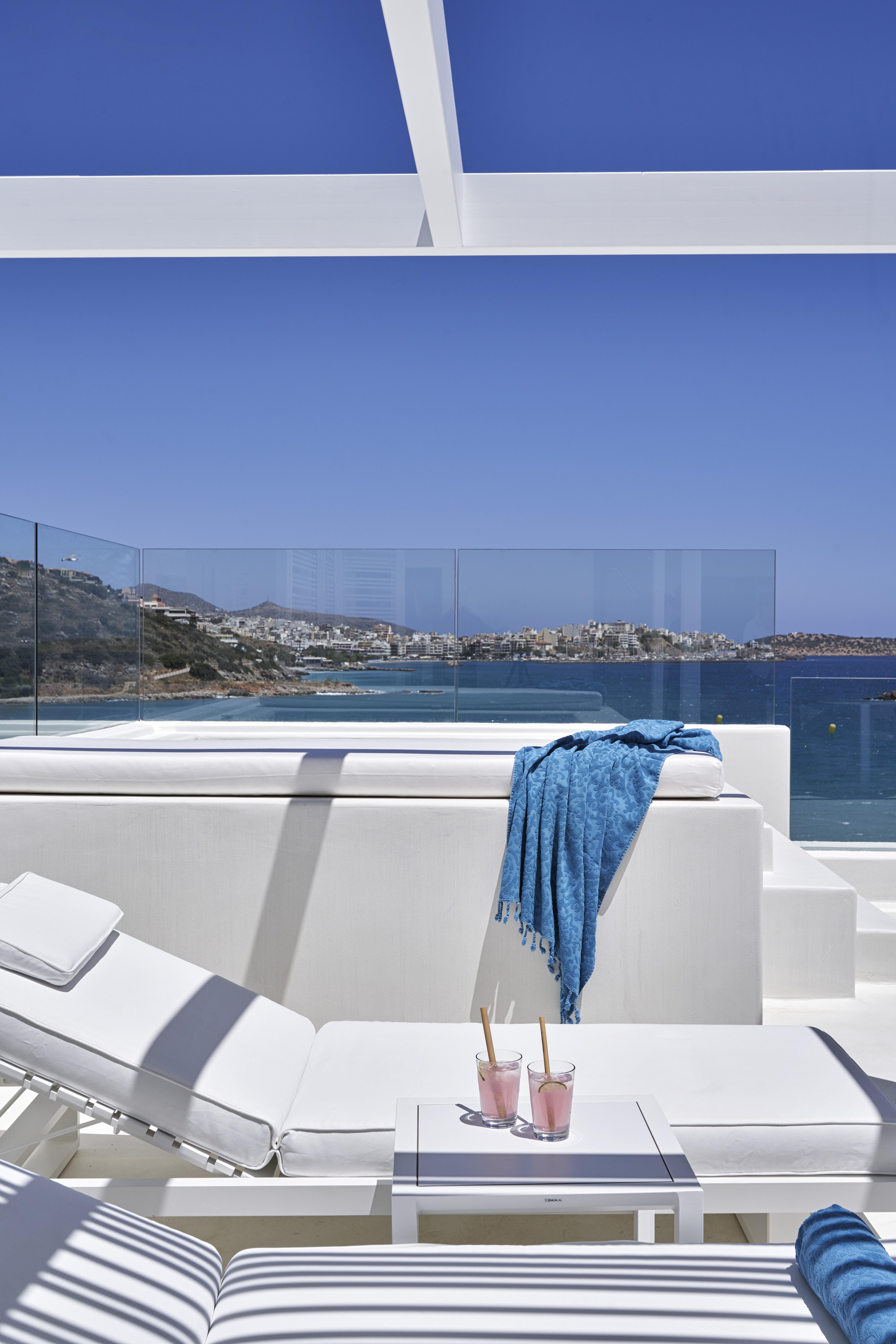 The Island Concept Luxury Boutique Hotel Heated Pool アイオス・ニコラオス エクステリア 写真