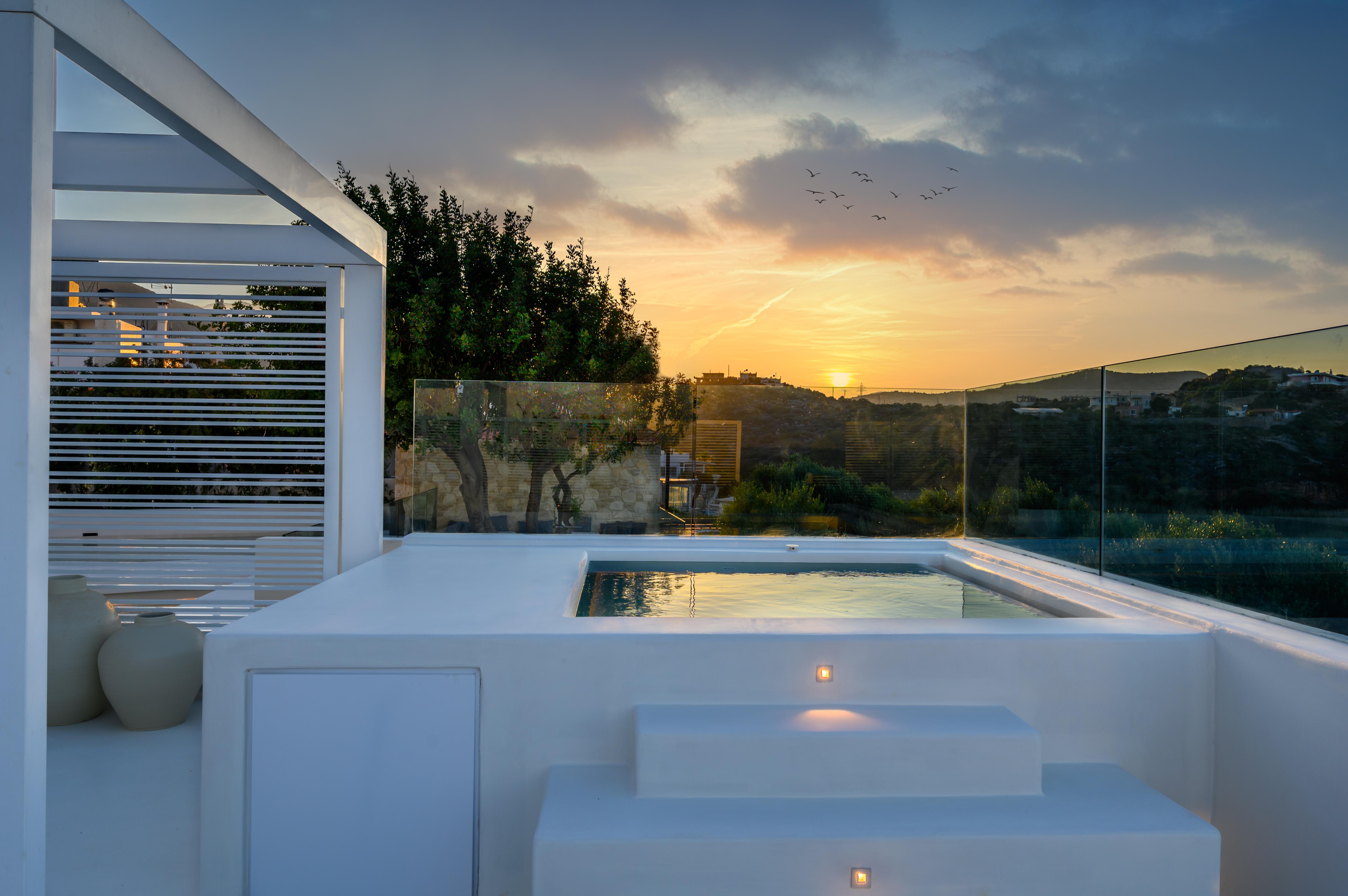 The Island Concept Luxury Boutique Hotel Heated Pool アイオス・ニコラオス エクステリア 写真