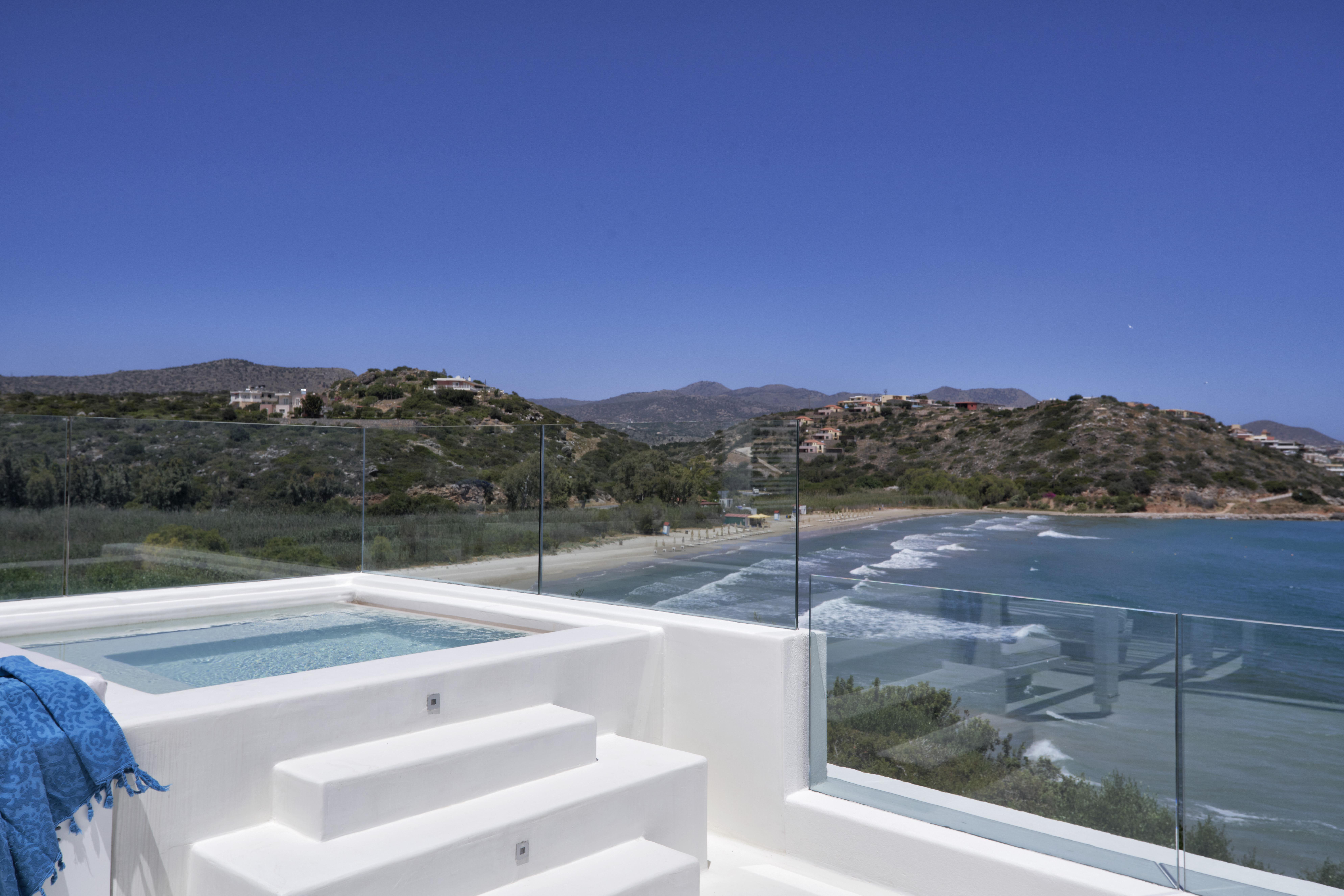 The Island Concept Luxury Boutique Hotel Heated Pool アイオス・ニコラオス エクステリア 写真