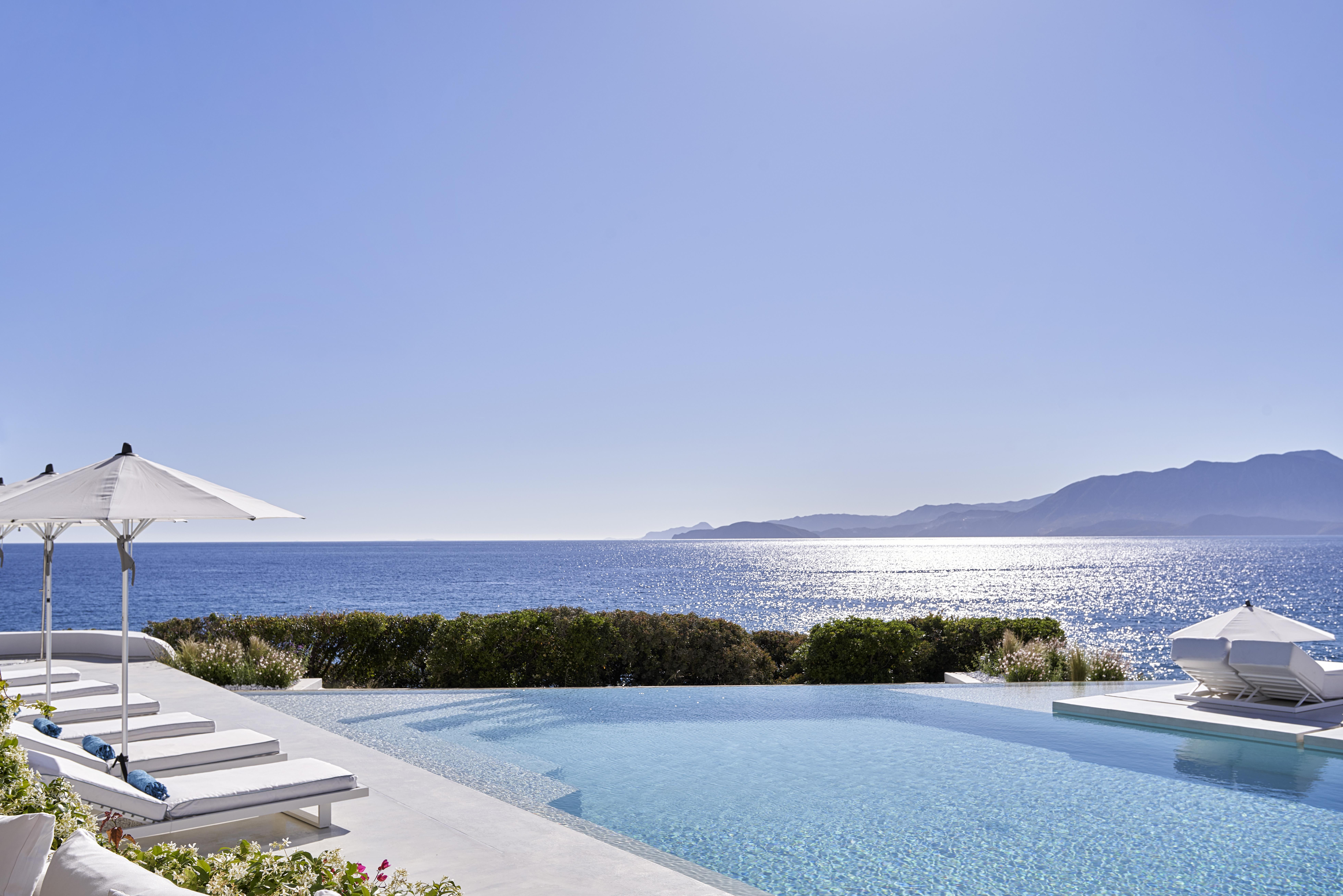 The Island Concept Luxury Boutique Hotel Heated Pool アイオス・ニコラオス エクステリア 写真