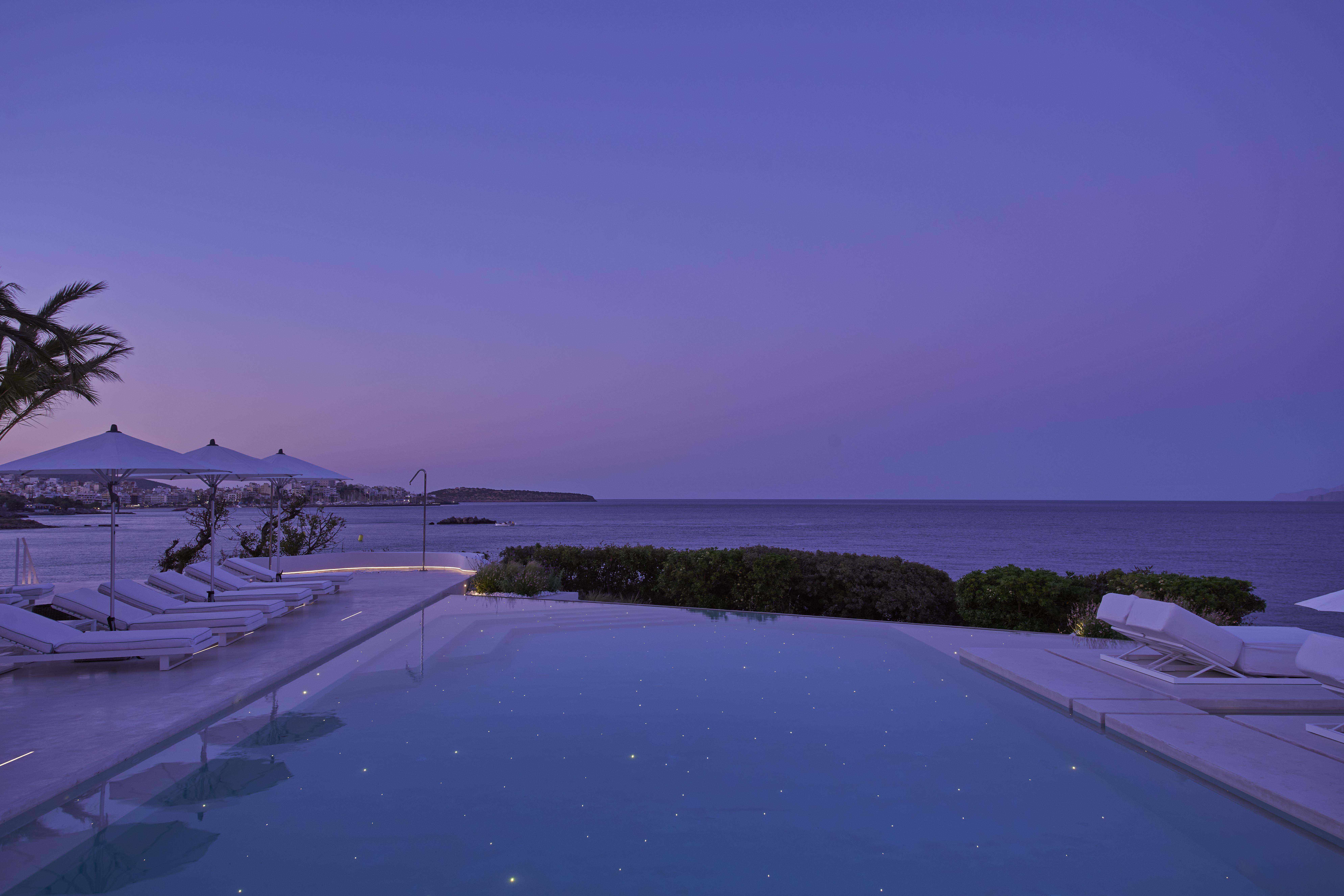 The Island Concept Luxury Boutique Hotel Heated Pool アイオス・ニコラオス エクステリア 写真