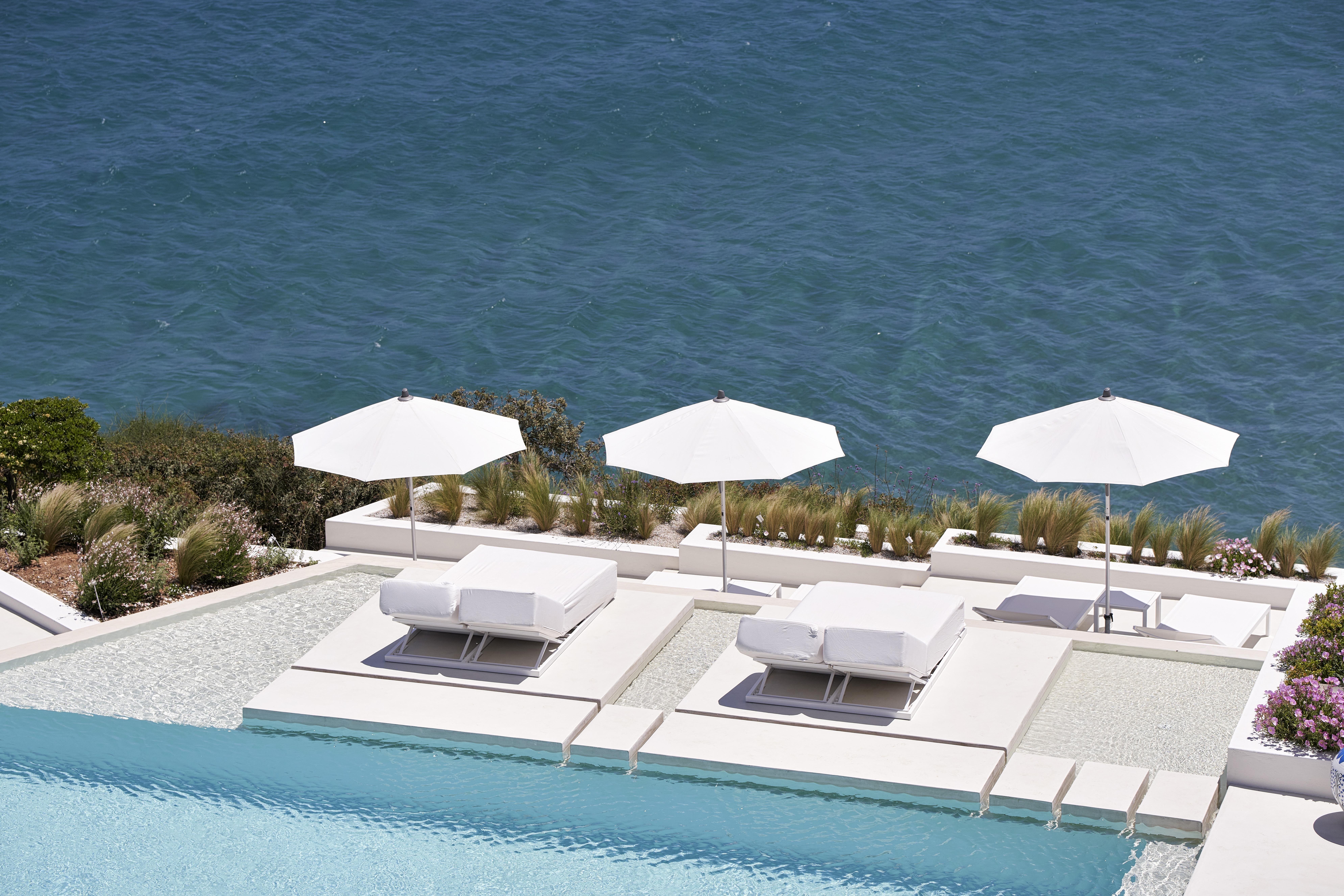 The Island Concept Luxury Boutique Hotel Heated Pool アイオス・ニコラオス エクステリア 写真