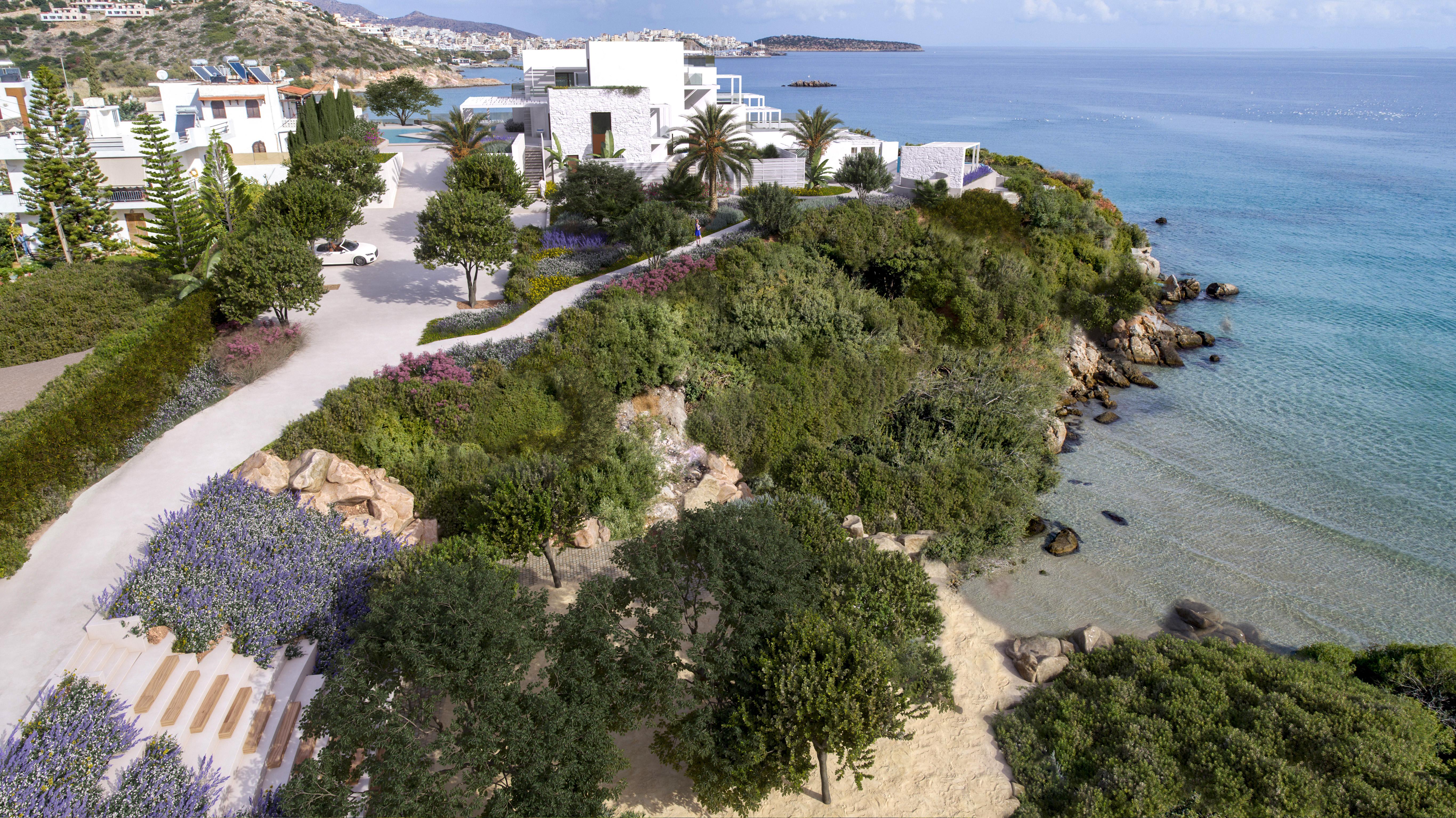 The Island Concept Luxury Boutique Hotel Heated Pool アイオス・ニコラオス エクステリア 写真